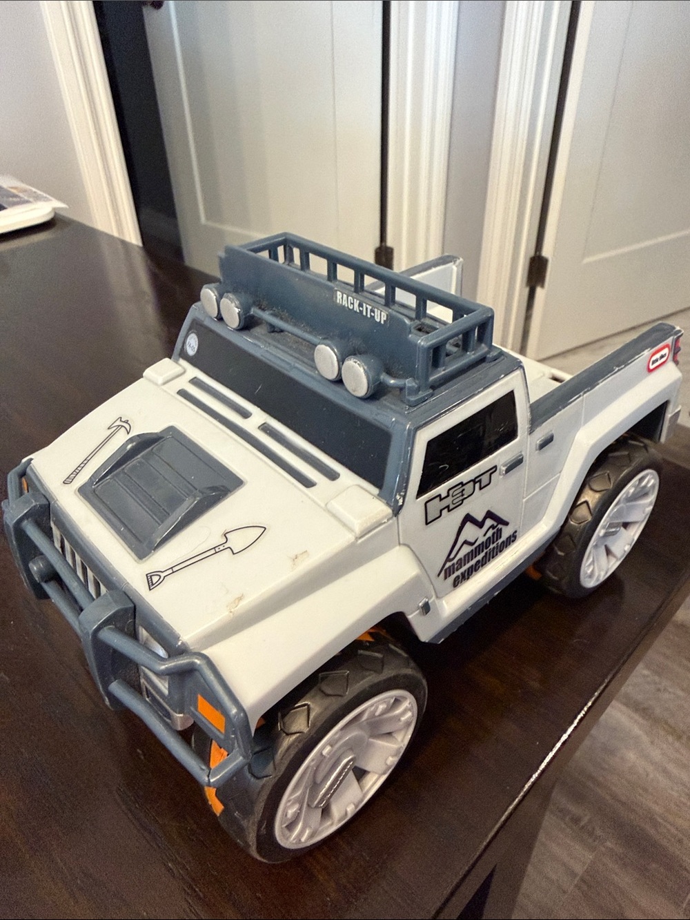 Little Tikes Adventure Crew White & Gray Kids Off-Road Toy Truck